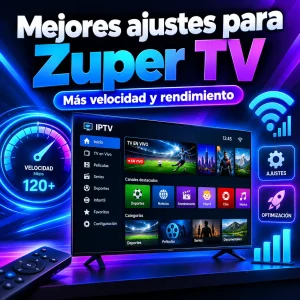 Mejores ajustes para el rendimiento de Zuper TV